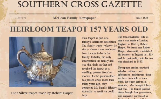 Heirloom Teapot – Provenance & Restoration
